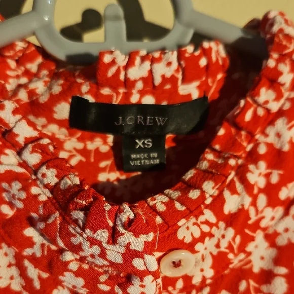 J. Crew Vibrant Red Floral Maxi Skirt - Picture 2 of 6